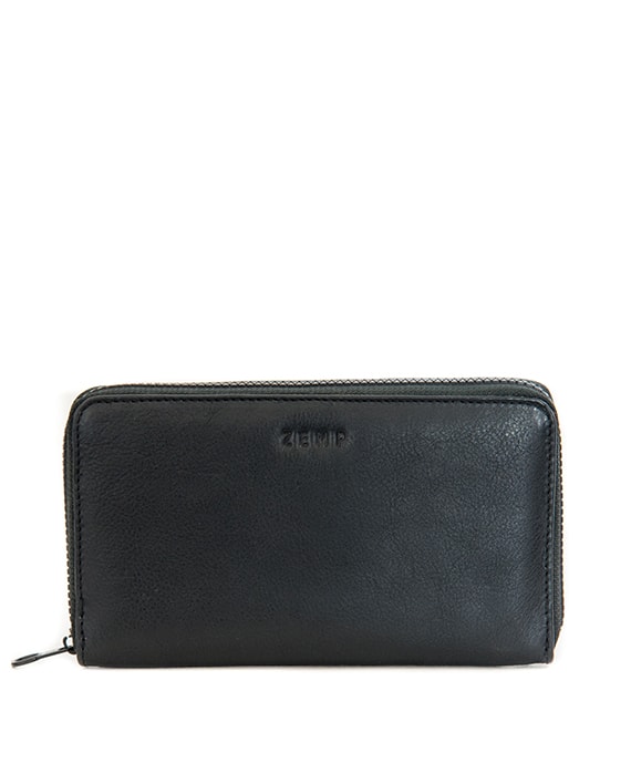 ZEMP Jill Black | Genuine Leather Ladies Wallet / Purse
